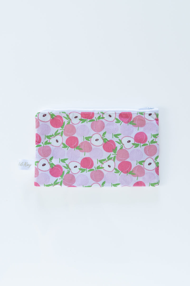 Astuccio rosa con pesche