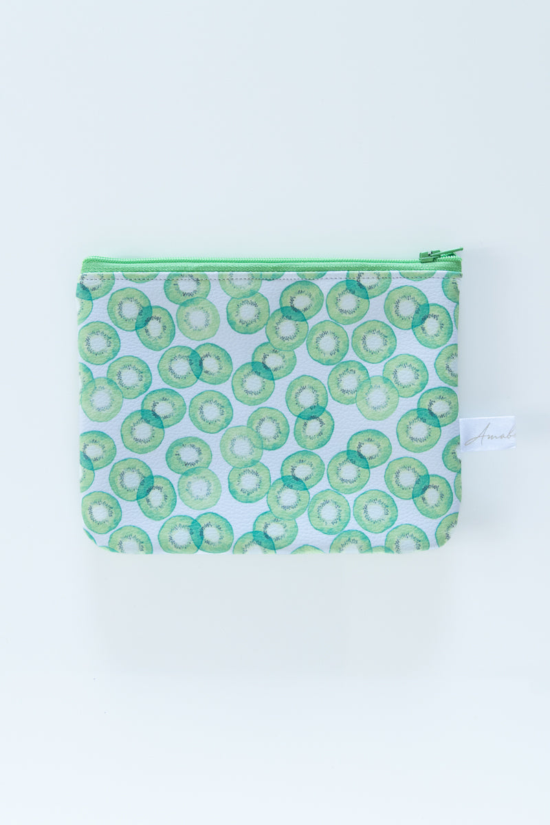 Astuccio verde con kiwi