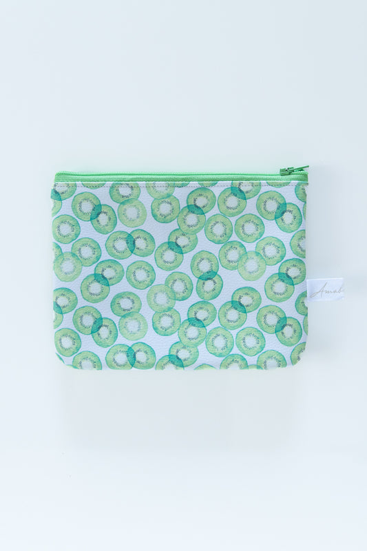 Astuccio verde con kiwi