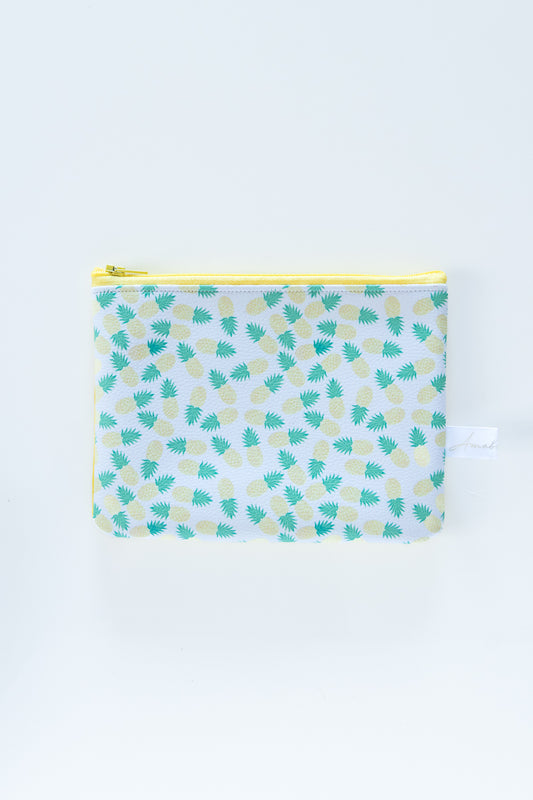Astuccio giallo con ananas