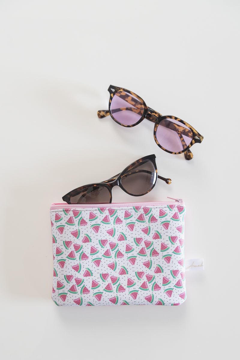 Astuccio rosa con angurie