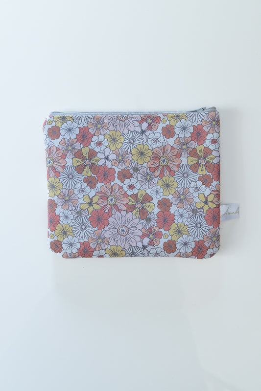 Astuccio arancione floreale