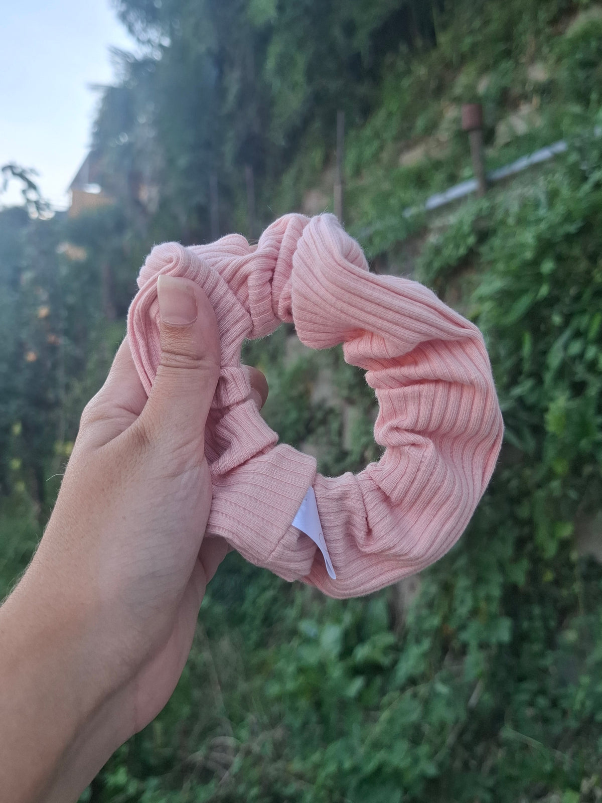 Chouchous en maille rose