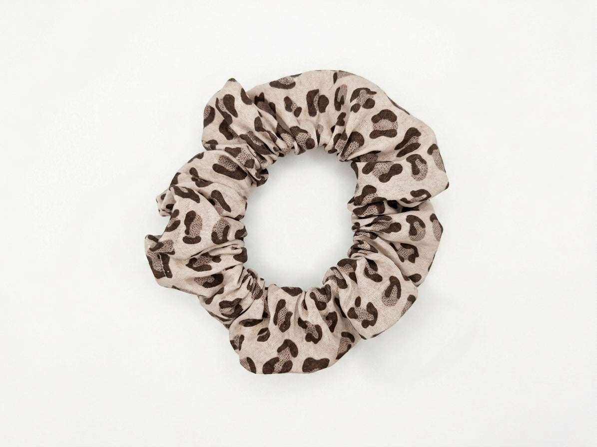 Scrunchies leopardato grigio