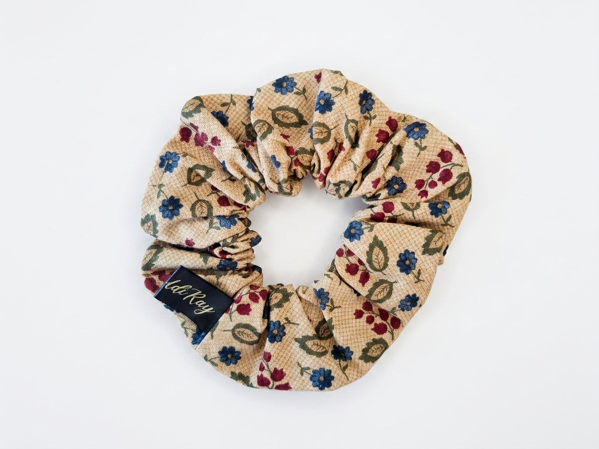 Scrunchies cotone autunnale
