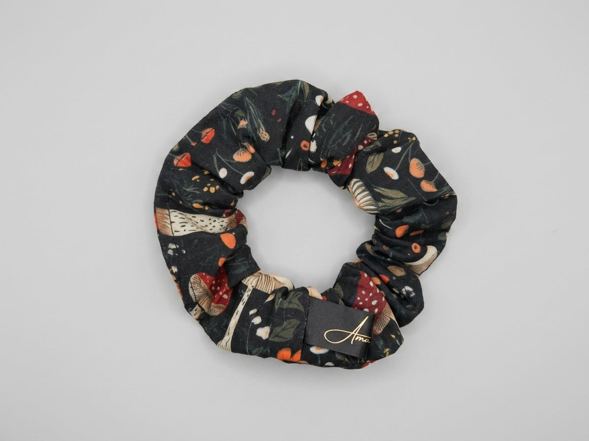 Scrunchies poliestere funghi