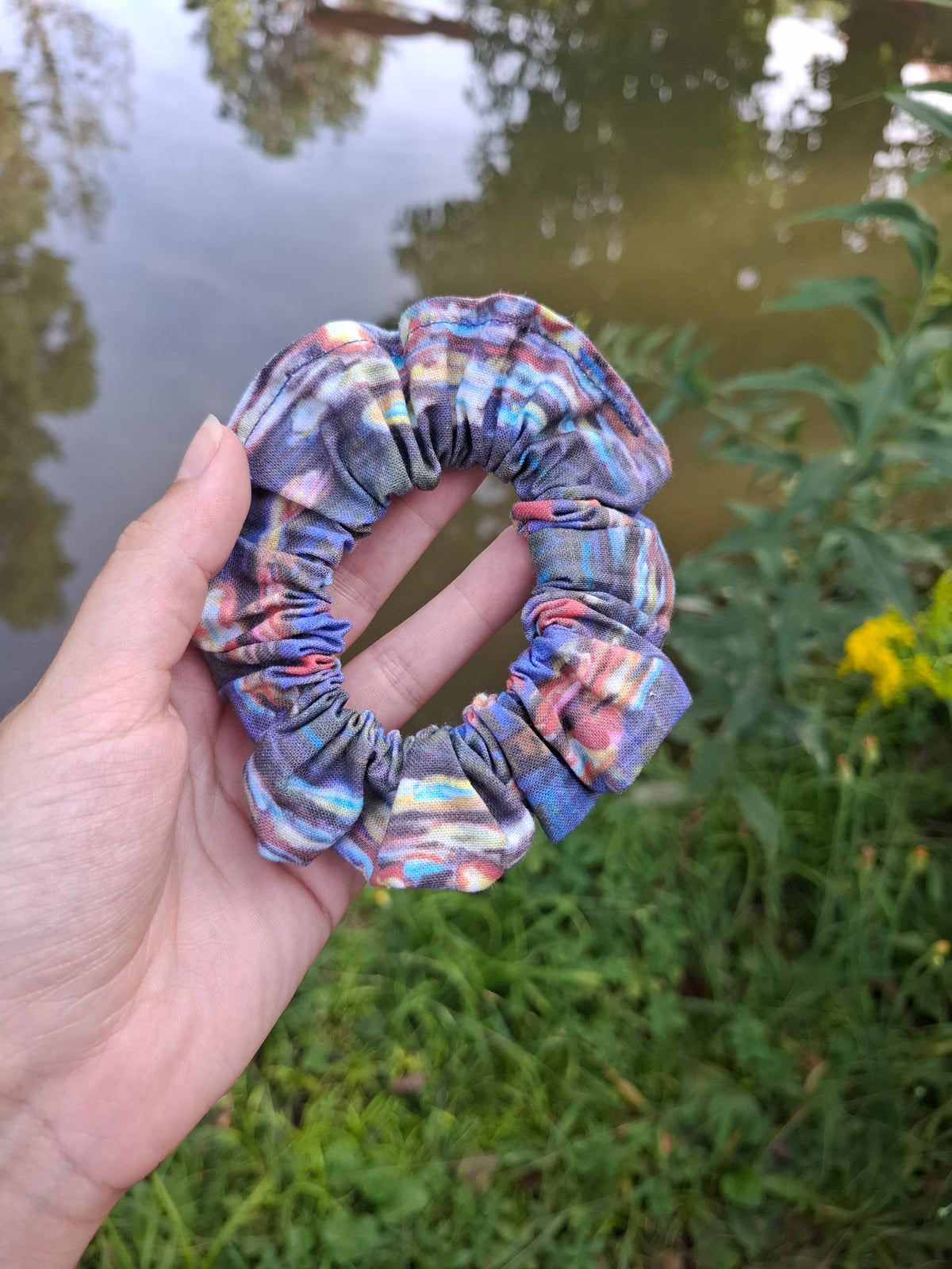 Scrunchies cotone Monet