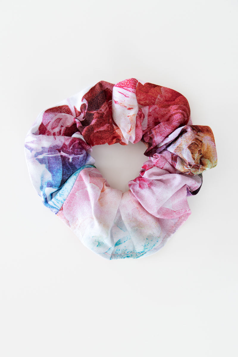 Scrunchies in viscosa arcobaleno