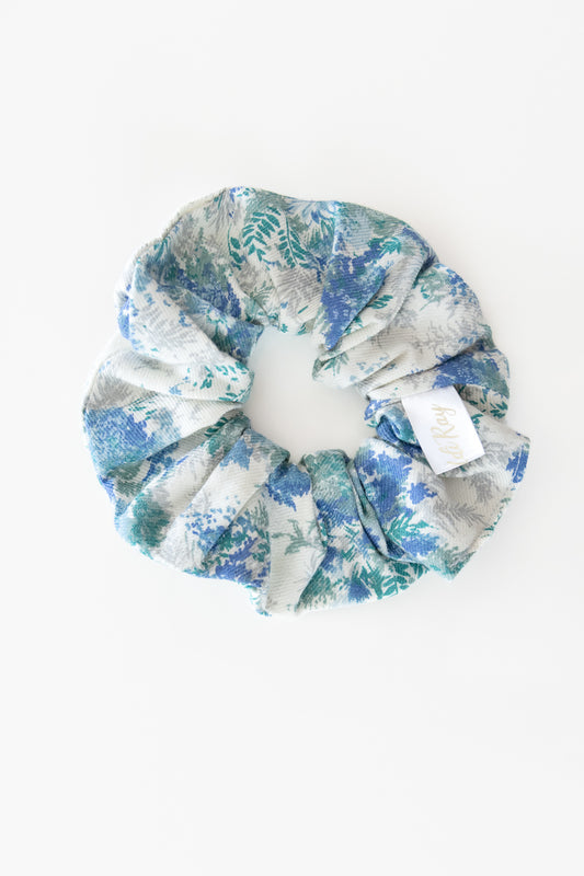 Scrunchies in lana floreale