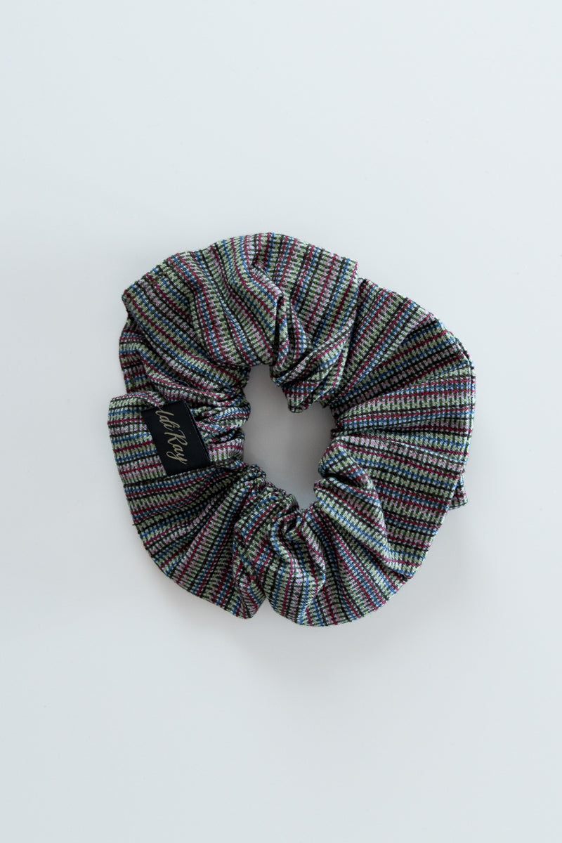 Scrunchies in cotone a righe