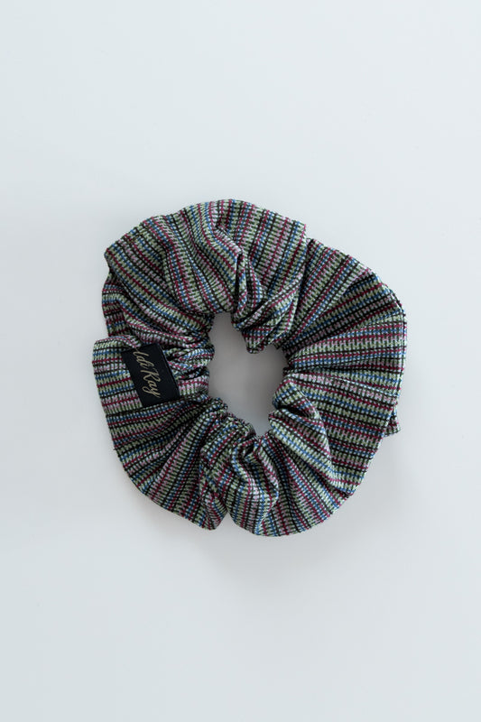 Scrunchies in cotone a righe