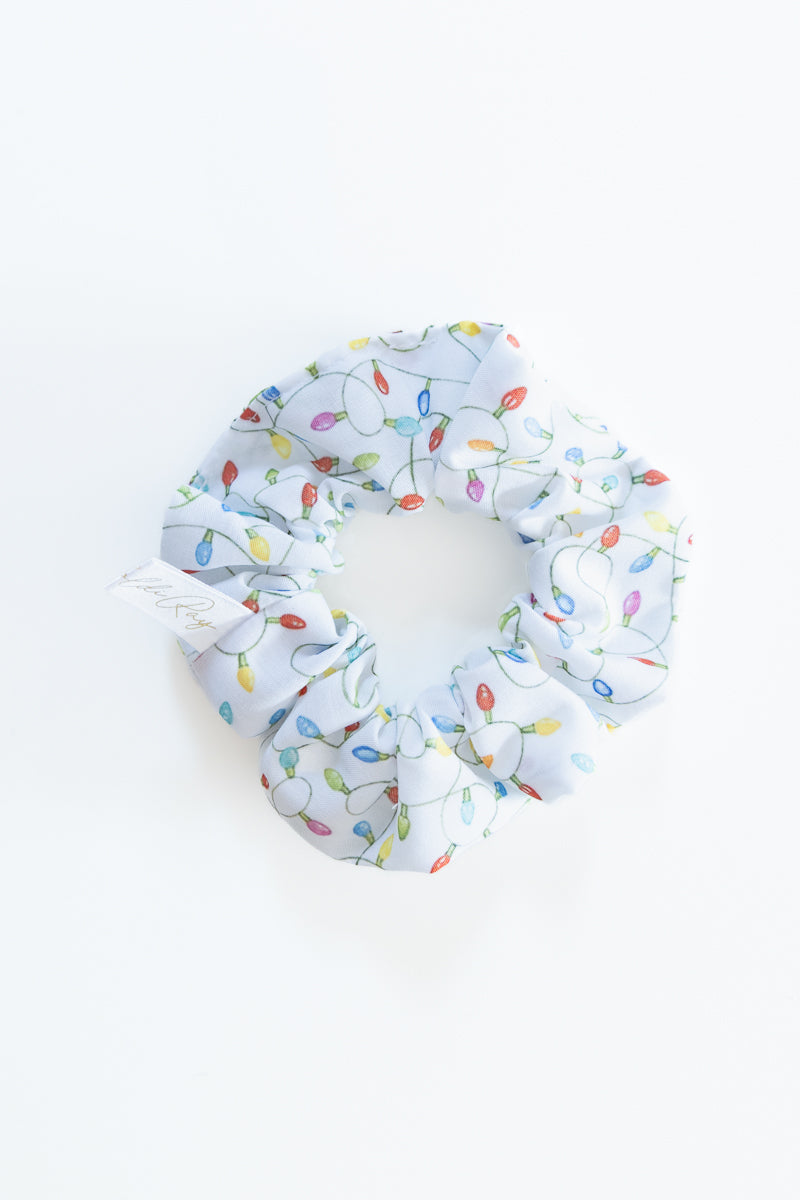 Scrunchies bianco a tema natalizio