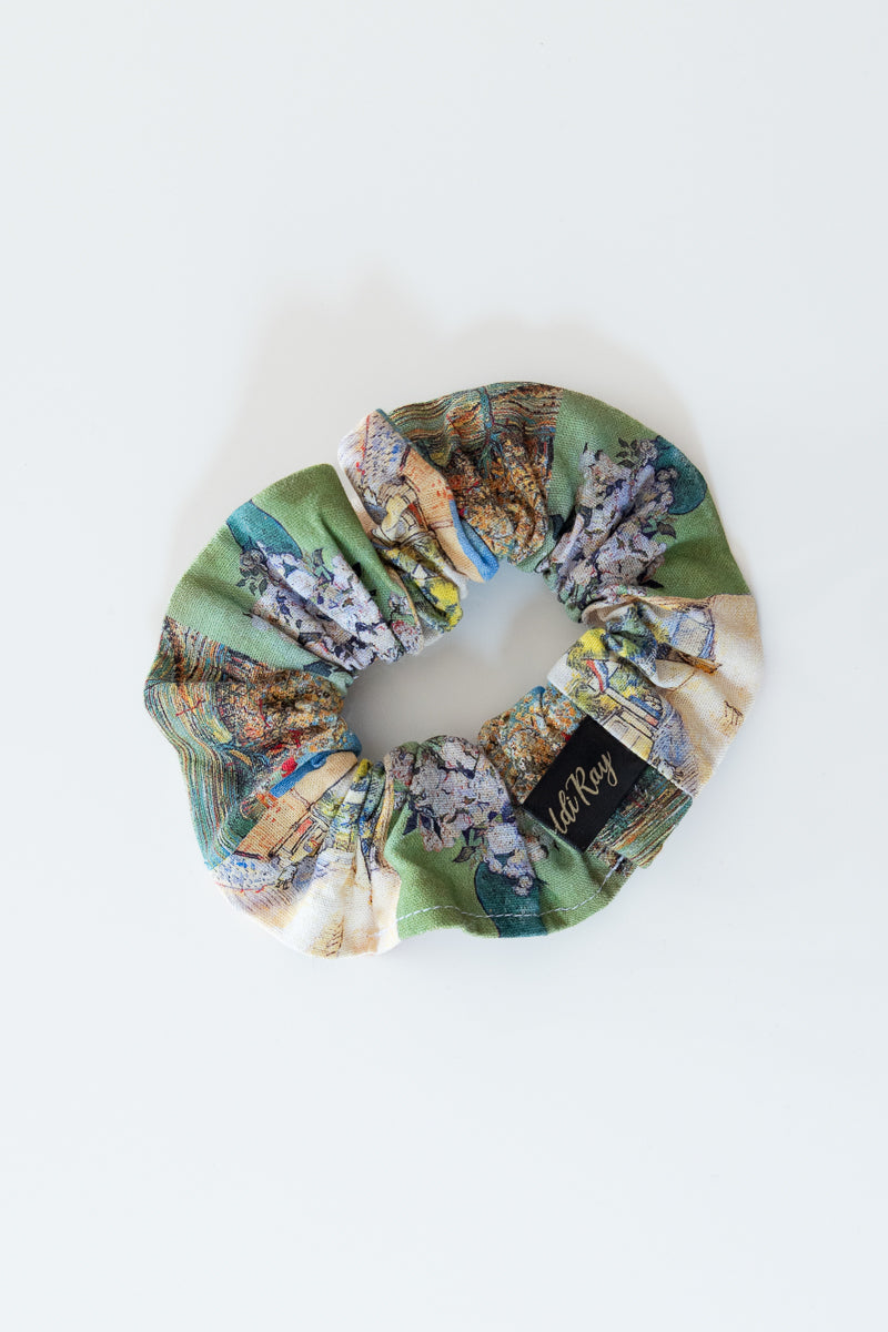 Scrunchies cotone dipinti floreali Van Gogh