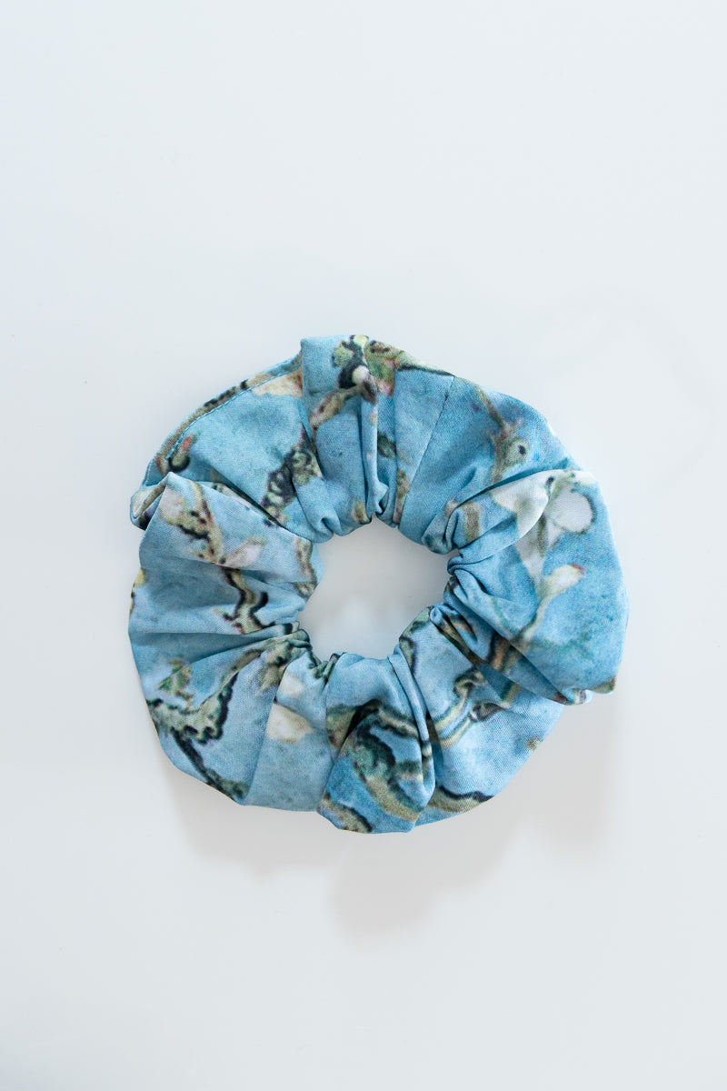 Scrunchies satinato Mandorlo in fiore di Van Gogh