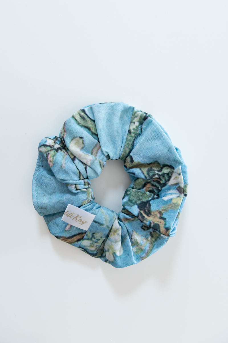 Scrunchies satinato Mandorlo in fiore di Van Gogh